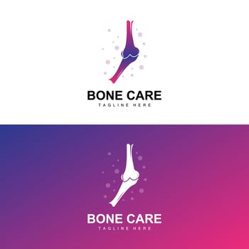 Bone Logo Design, Medical Health Body Parts Illustration vector
