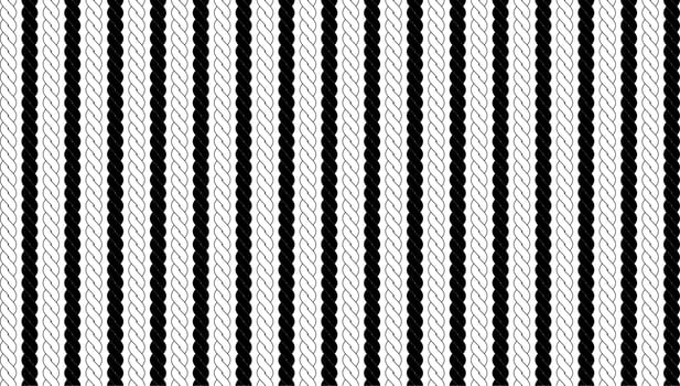 outline Silhouette braided rope seamless pattern vector