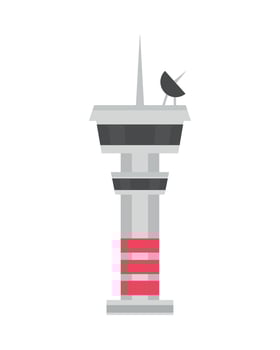 airport control tower vector