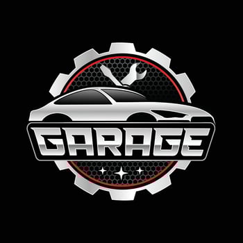 Car Garage logo design template vector