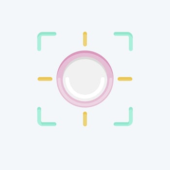 Icon Zoom. related to Photography symbol. flat style. simple design editable. simple illustration vector