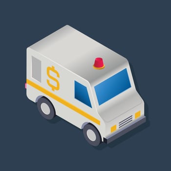 Delivery - Isometric 3D illustration. vector