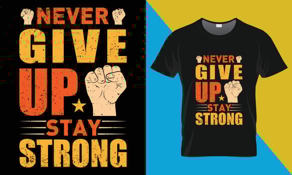 Motivational Typography t-shirt design vector