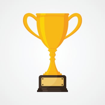 Best simple championship or competition trophy vector