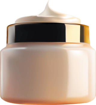 Realistic Face care Cream Beauty Bottle. png