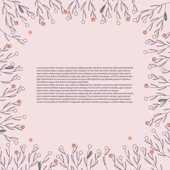 floral border template vector