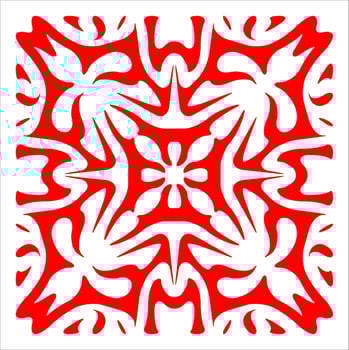 Seamless vector pattern in geometric ornament style.Tile Ornament. Vector illustration of symmetrical pattern mosaic