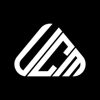UCM letter logo creative design with vector graphic, UCM simple and modern logo.