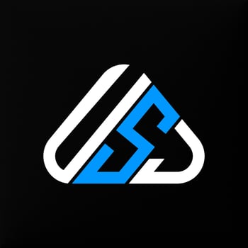 USJ letter logo creative design with vector graphic, USJ simple and modern logo.