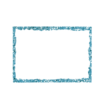 hand drawn frame glitter png