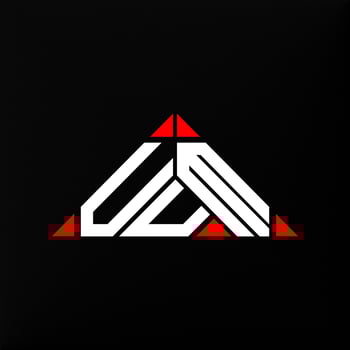 UUM letter logo creative design with vector graphic, UUM simple and modern logo.