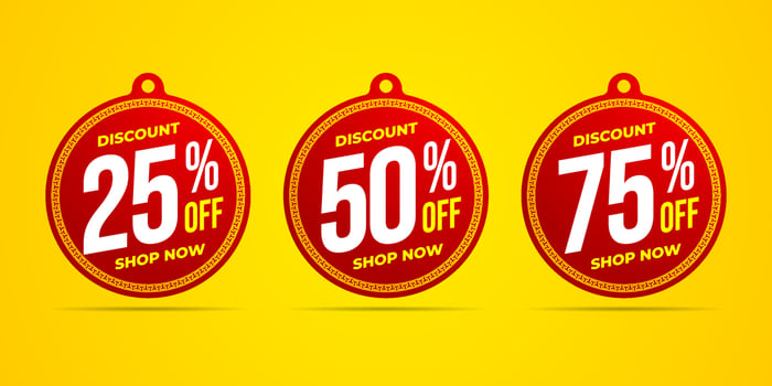 Set of discount label with chinese ornament vector illustration, sale banner for promotional, special offer tag sticker element for oriental event sale