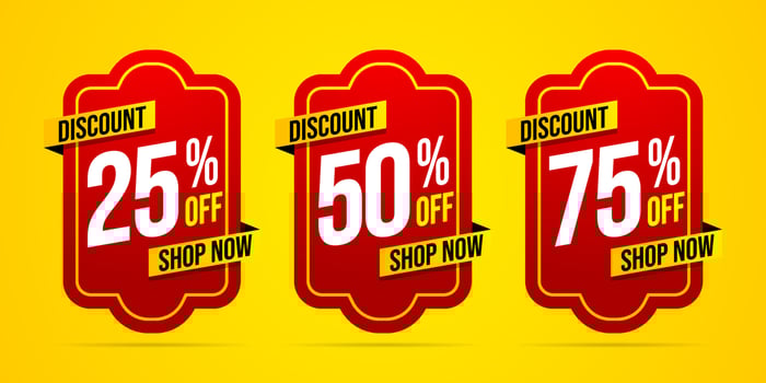 Set of discount label with chinese ornament vector illustration, sale banner for promotional, special offer tag sticker element for oriental event sale