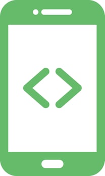 Unique Code Vector Glyph Icon