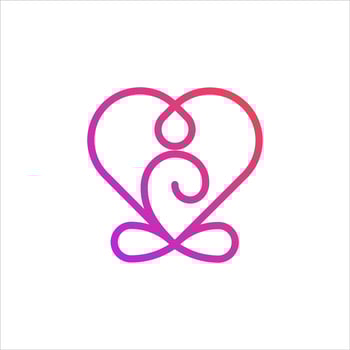 Yoga Love Logo vector