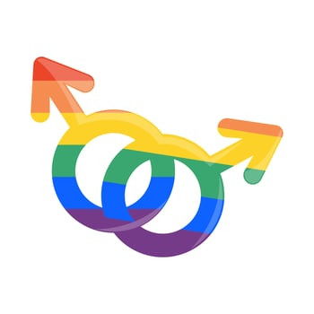 lgbtq gay gender symbols vector