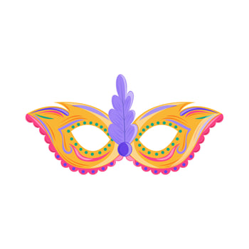 mask mardi gras vector