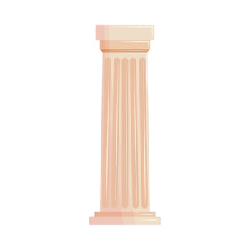 column greek culture vector
