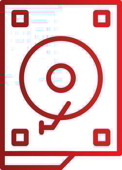 Hard Drive Vector Icon
