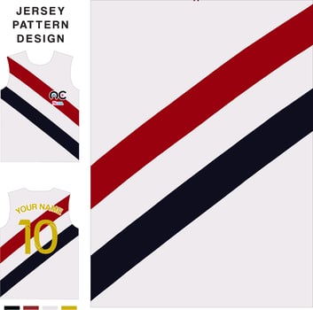 Slash Portugal jersey concept vector jersey pattern template for printing or sublimation sports uniforms football volleyball basketball e-sports cycling and fishing Free Vector