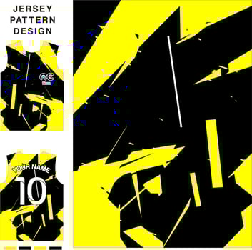 Abstract geometris concept vector jersey pattern template for printing or sublimation sports uniforms football volleyball basketball e-sports cycling and fishing Free Vector
