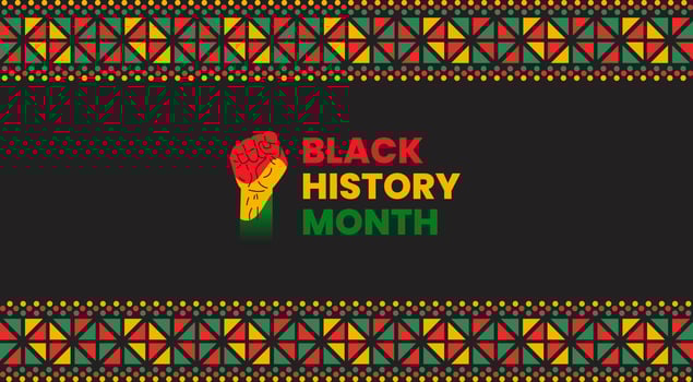 black history month background. African American History or Black History Month. Juneteenth Independence Day Background. Freedom or Emancipation day. Neo Geometric pattern concept. vector
