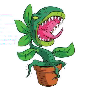 Monster Plant Illustration vector