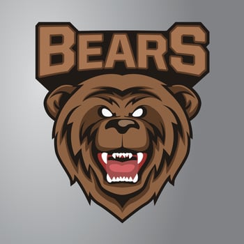 Angry Bear Mascot Logo vector