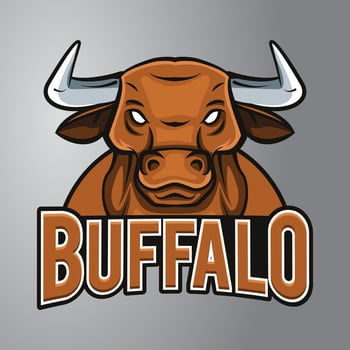 Buffalo Mascot Logo vector