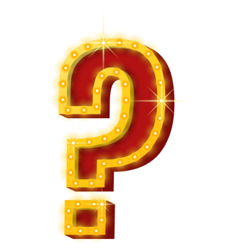 3D Broadway Symbol. Question Mark. png