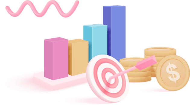 3d business idea for money, banking financial concept png