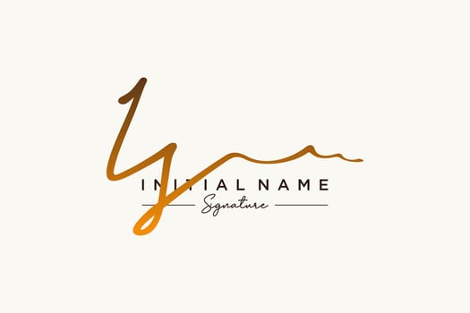 Initial IS signature logo template vector. Hand drawn Calligraphy lettering Vector illustration.