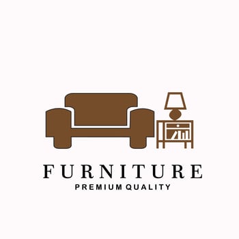 furniture vector line art minimalist illustration design icon logo