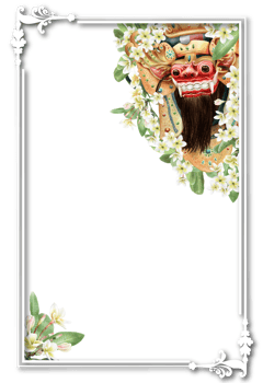 Wedding invitation with plumeria flowers illustration png