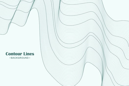 Abstract contour line background illustration vector