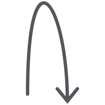 Arrow Line Hand Drawn Aesthetics Doodle png