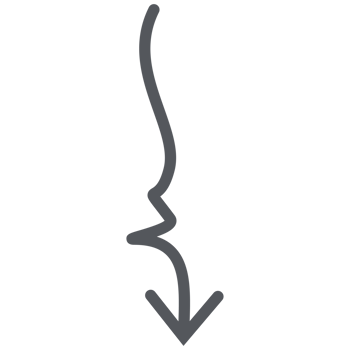 Arrow Line Hand Drawn Aesthetics Doodle png
