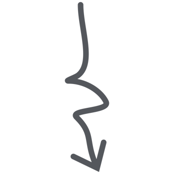 Arrow Line Hand Drawn Aesthetics Doodle png