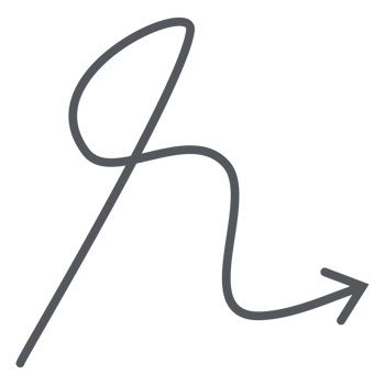 Arrow Line Hand Drawn Aesthetics Doodle png