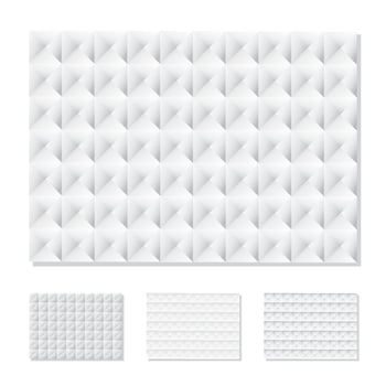 Abstract gray background, gradient filled color lines. Template for design vector