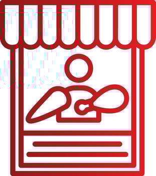 Butcher Shop Vector Icon