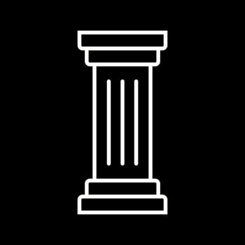 Beautiful Column Vector line icon