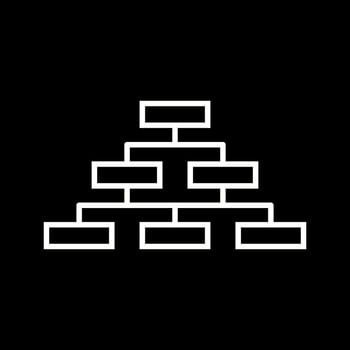 Beautiful Business structure vector line icon