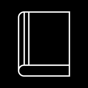 Beautiful Book vector line icon