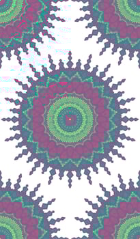 Mandala Seamless Pattern vector