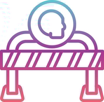 Restricted Area Vector Icon