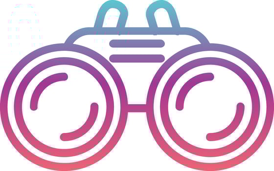 Binoculars Vector Icon