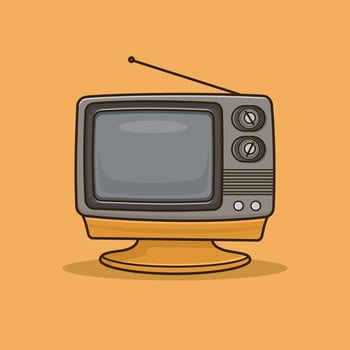 Illustration vector graphic of Television