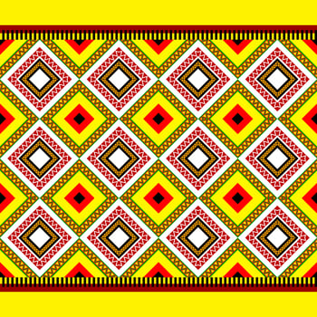 fabric pattern geometric for background rug wallpaper clothing wrap batik fabric embroidery illustration vector beautiful