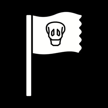 Pirate Flag Vector Icon